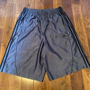 Men’s grey adidas shorts size medium